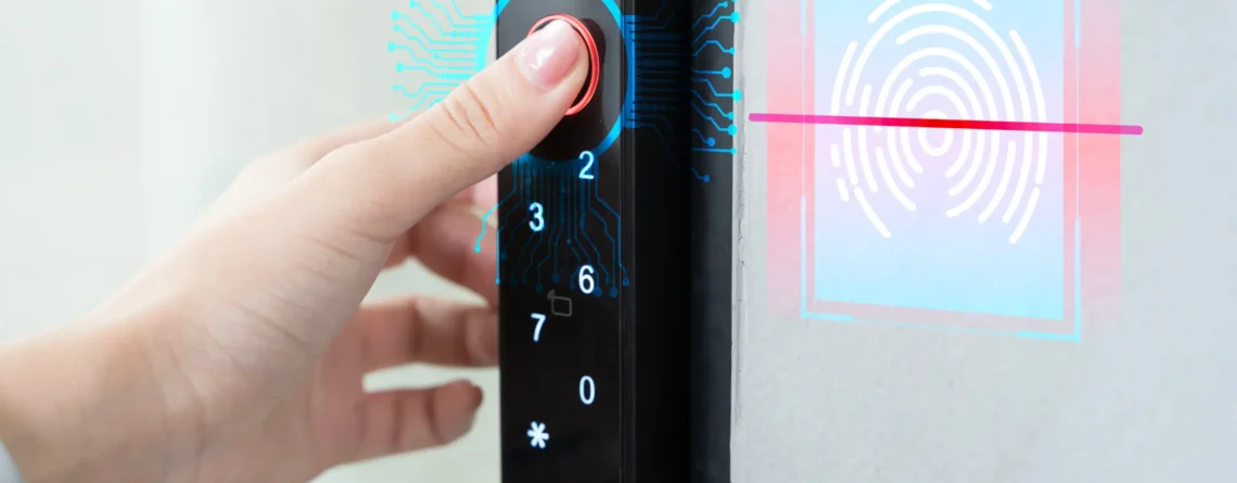 Ilustrasi cara kerja digital lock door